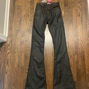 Black edikted leather pants